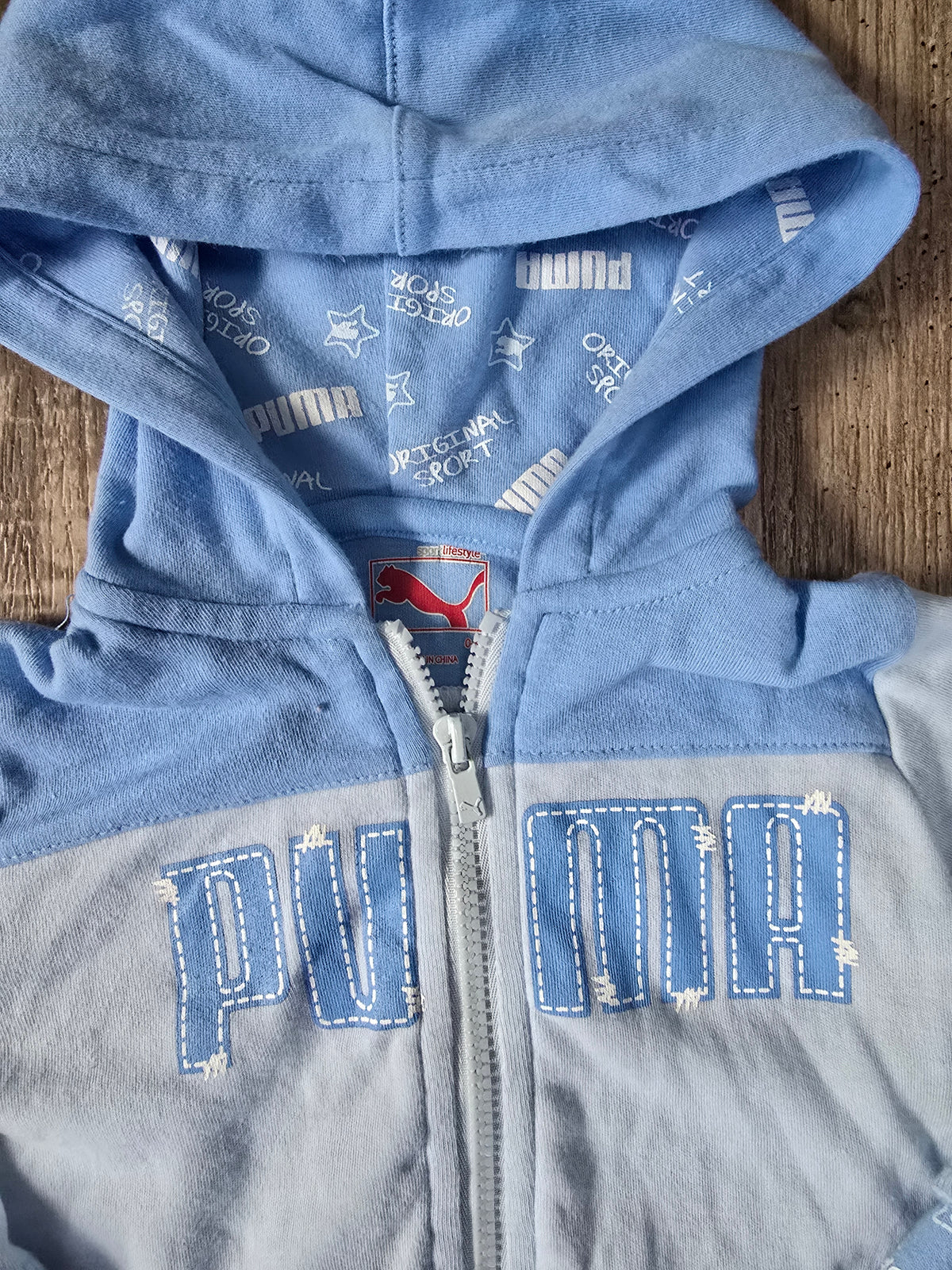 Puma Boys 2-piece hooded tracksuit set 0/3M