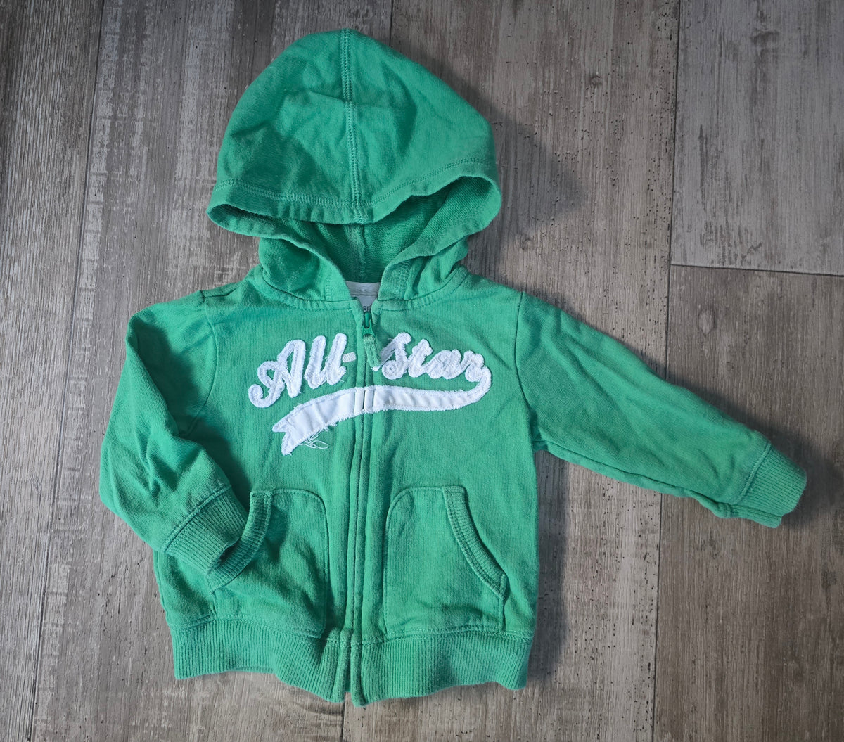 Carter's Boys Full-Zip Hooded Sweatshirt - 6M