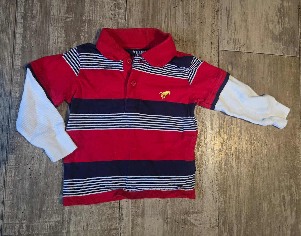 Wrangler Boys Layered Polo - 12M