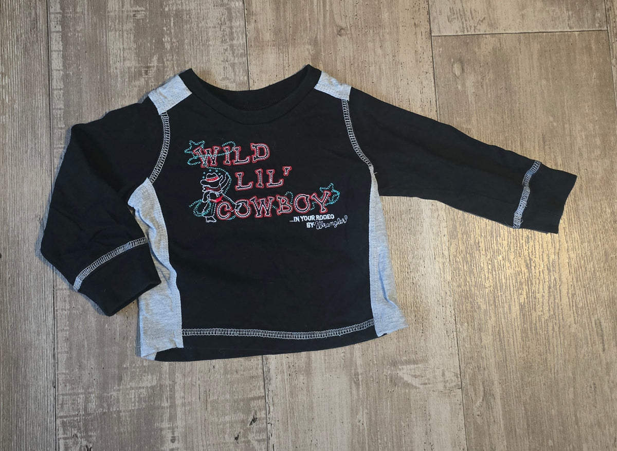 Wrangler Boys Long Sleeve Shirt - 12M