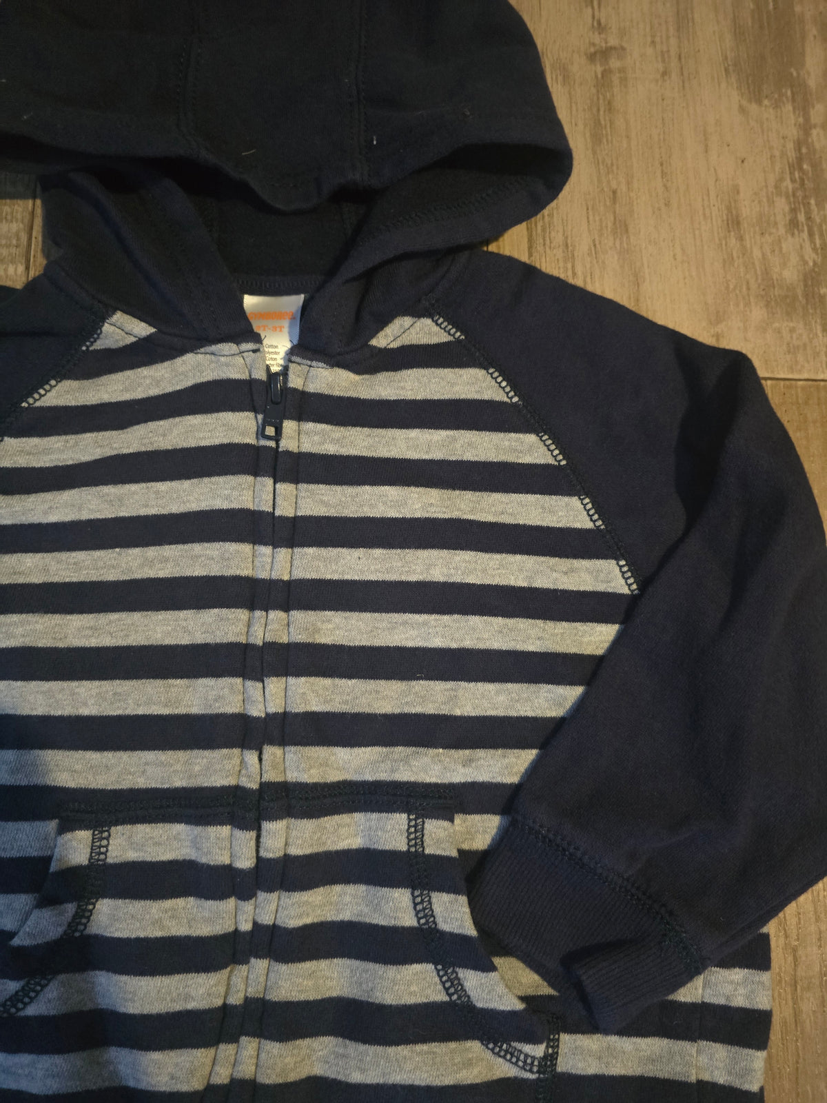 Gymboree Boys Front Zip Hoodie - 2/3T