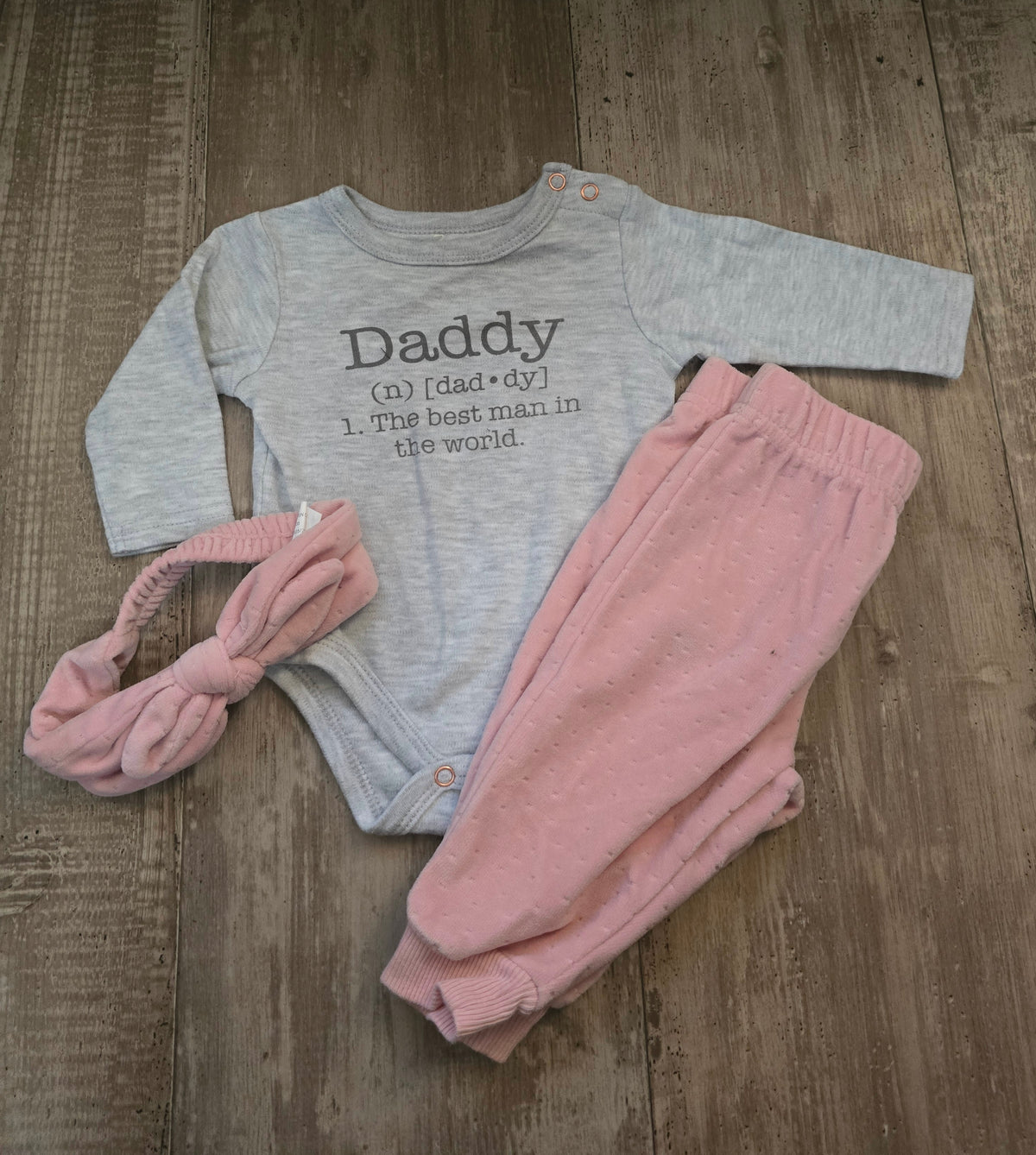 Tahari Girls 3-Piece Outfit Set - 0/3M