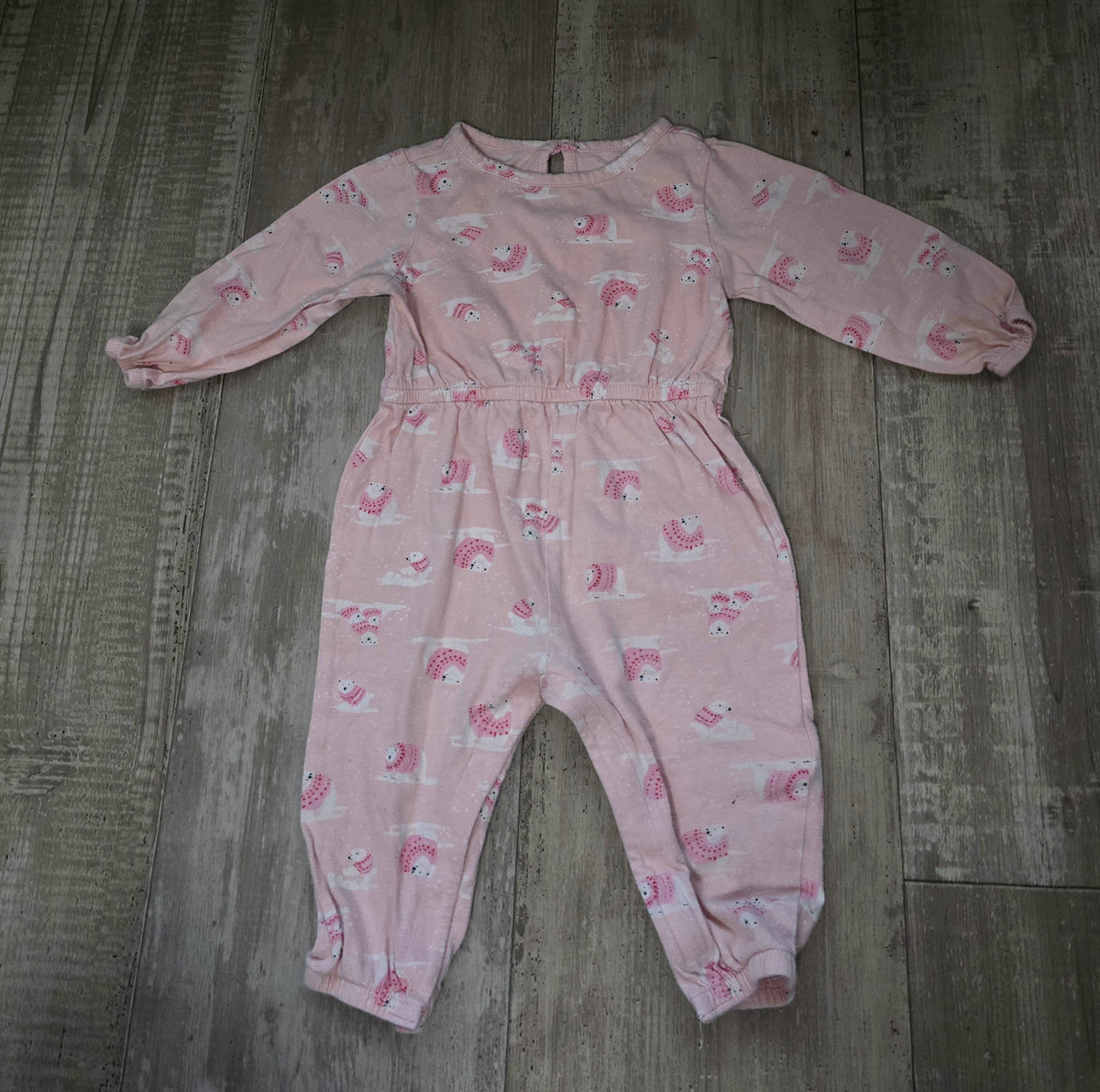 Old Navy Girls Long Sleeve Romper - 3/6M