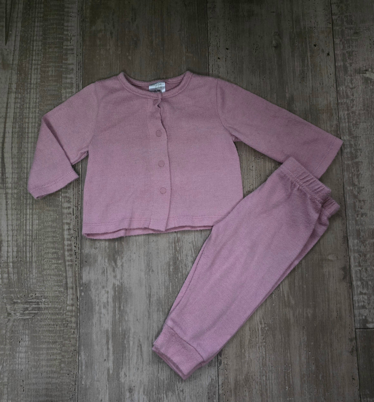 Chick Pea Girls Two-Piece Sweatsuit Set – 3/6M