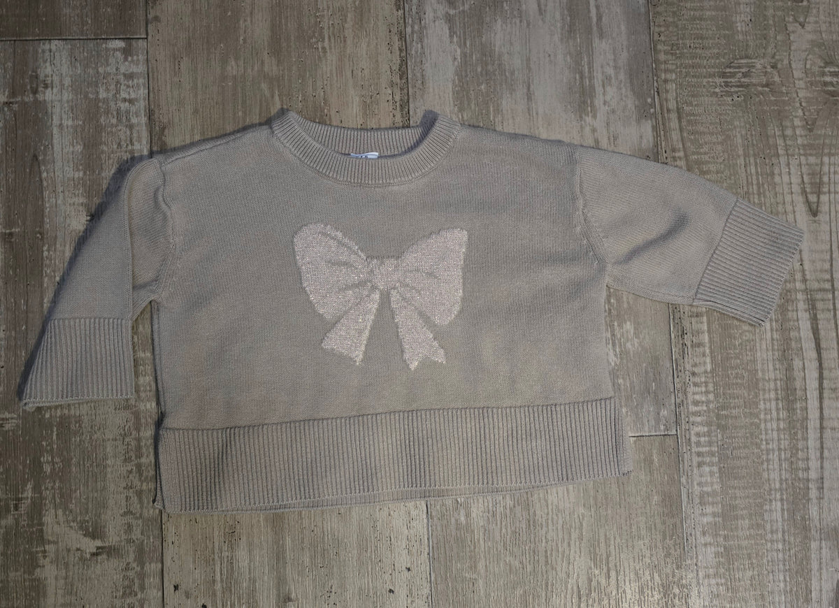 GAP Girls Bow Knit Sweater – 12/18M