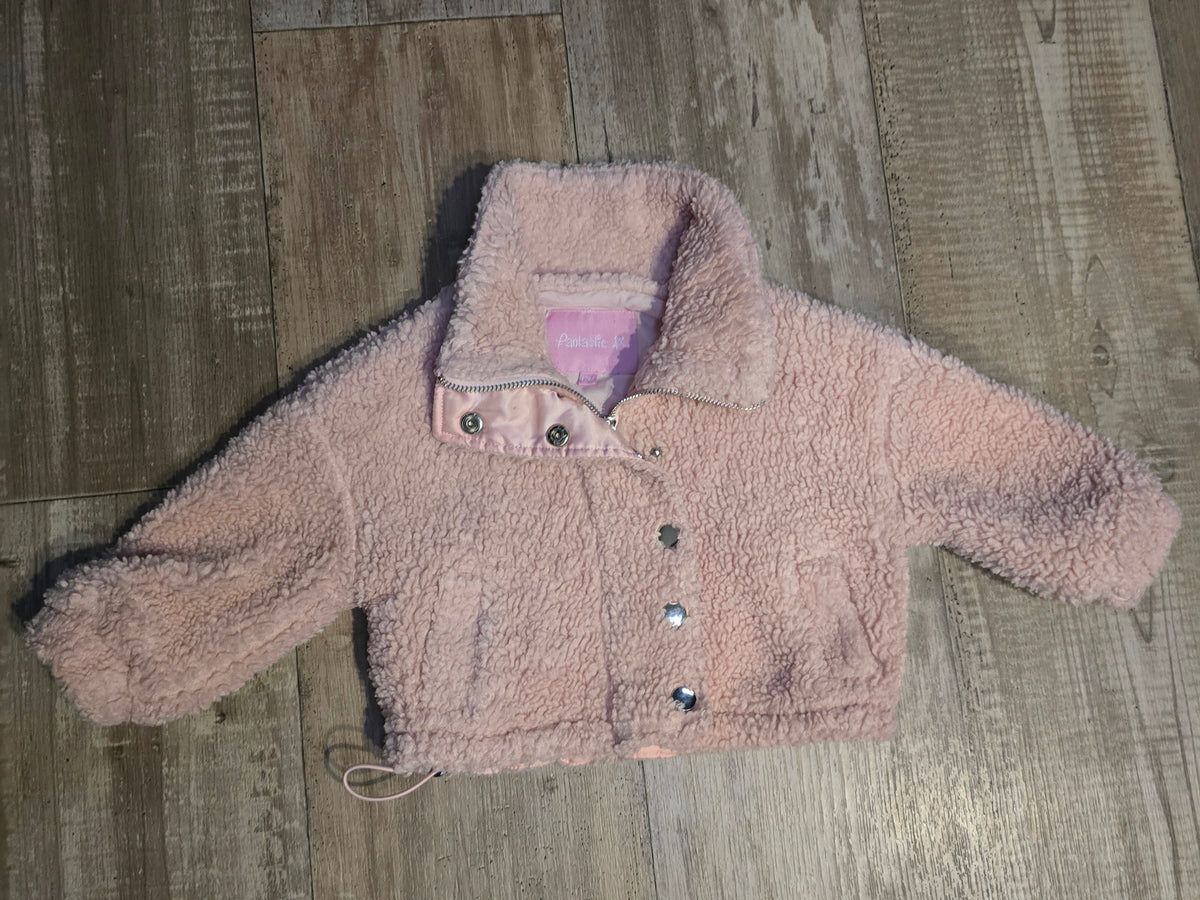 Fanlaslie Girls Sherpa Winter Coat – 12M