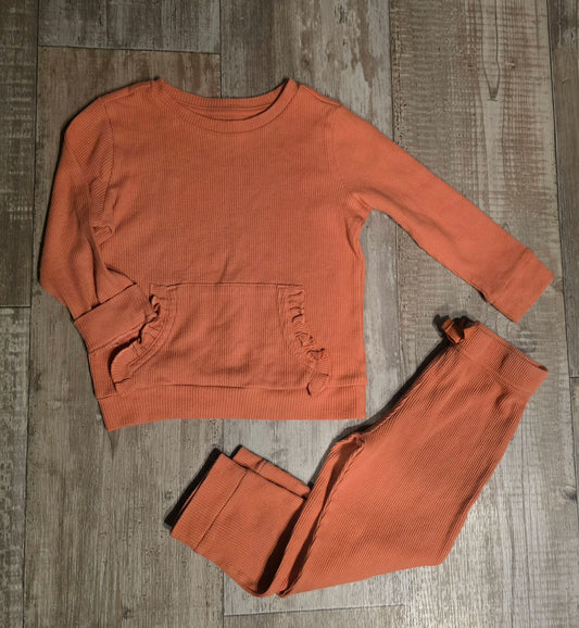 Garanimals Girls Waffle Knit Top & Leggings Set – 3T