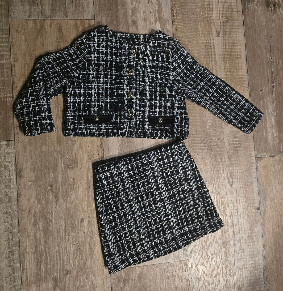Lila&Jack Girls 2-Piece Jacket and Skirt Set – 2T