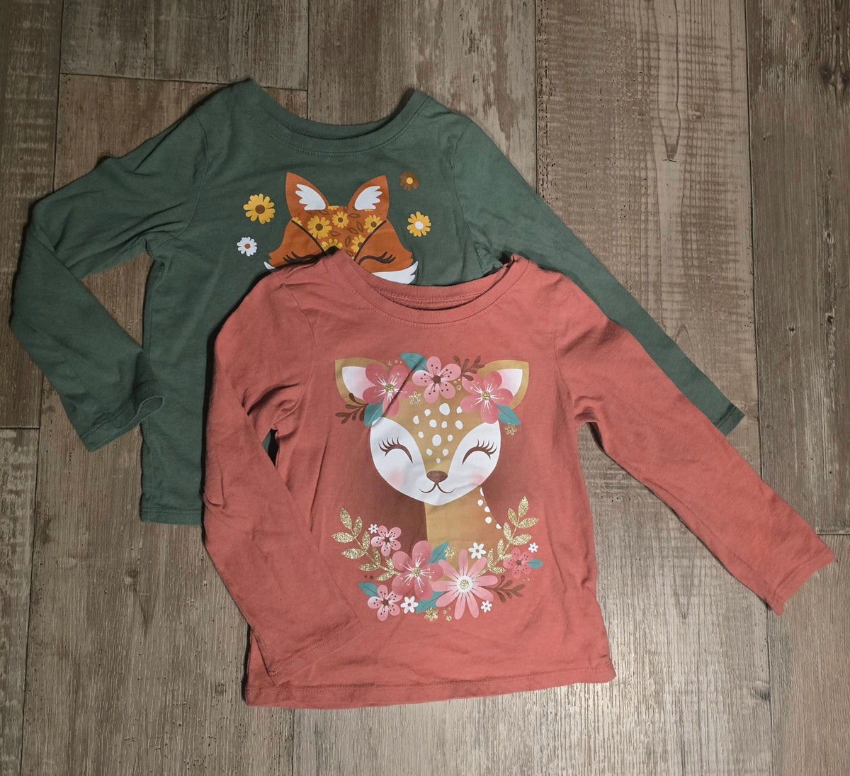 TCP Girls 2-Piece Long-Sleeve Shirt Set – 3T