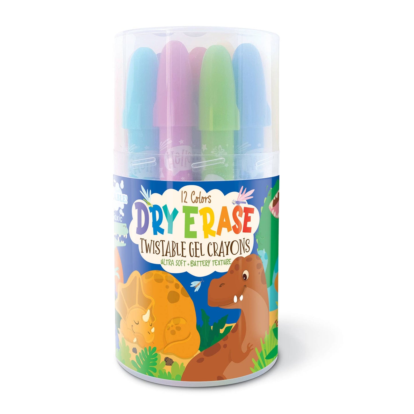 Dry Erase Gel Crayons - Dinosaur