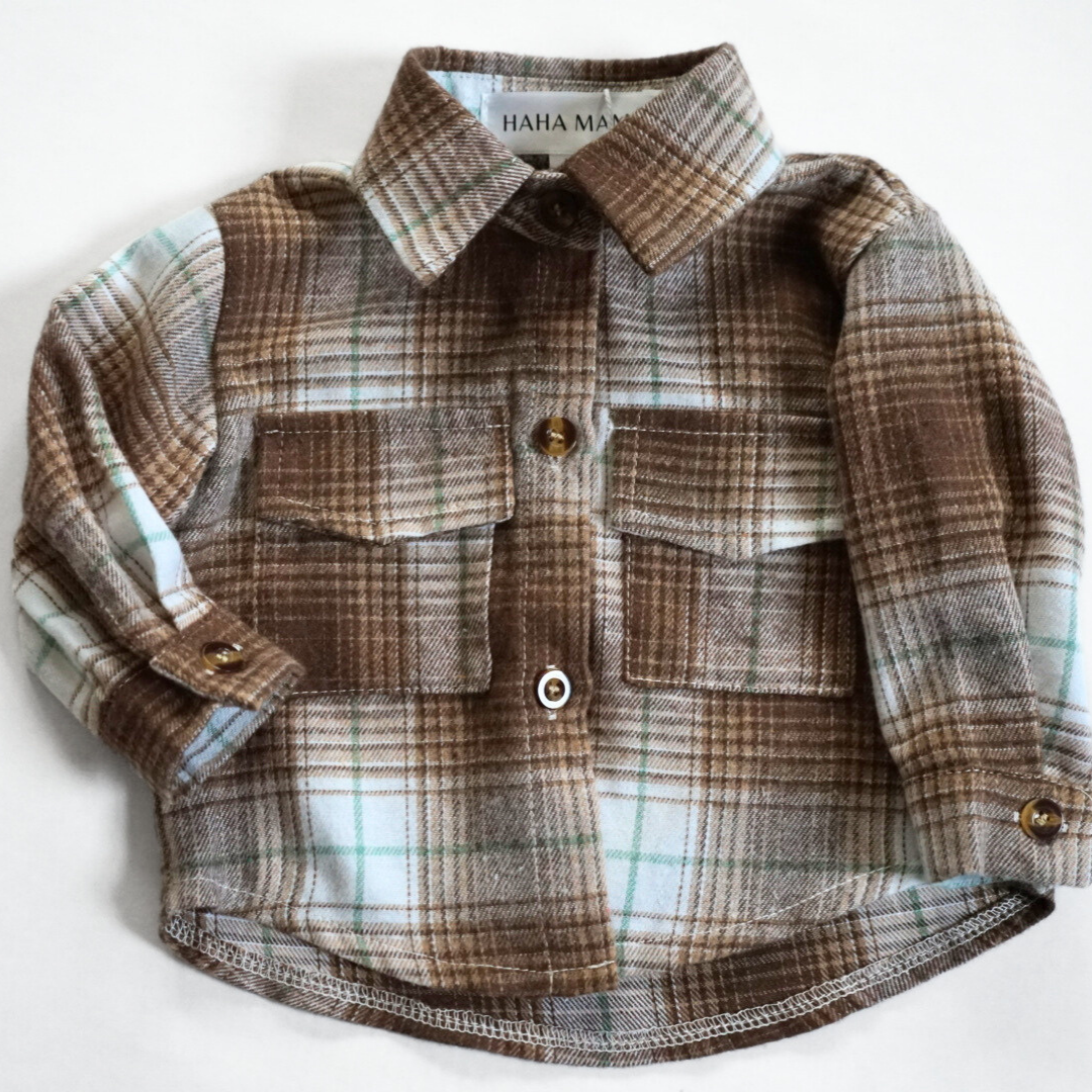 Lightweight Brown Flannel - Infant