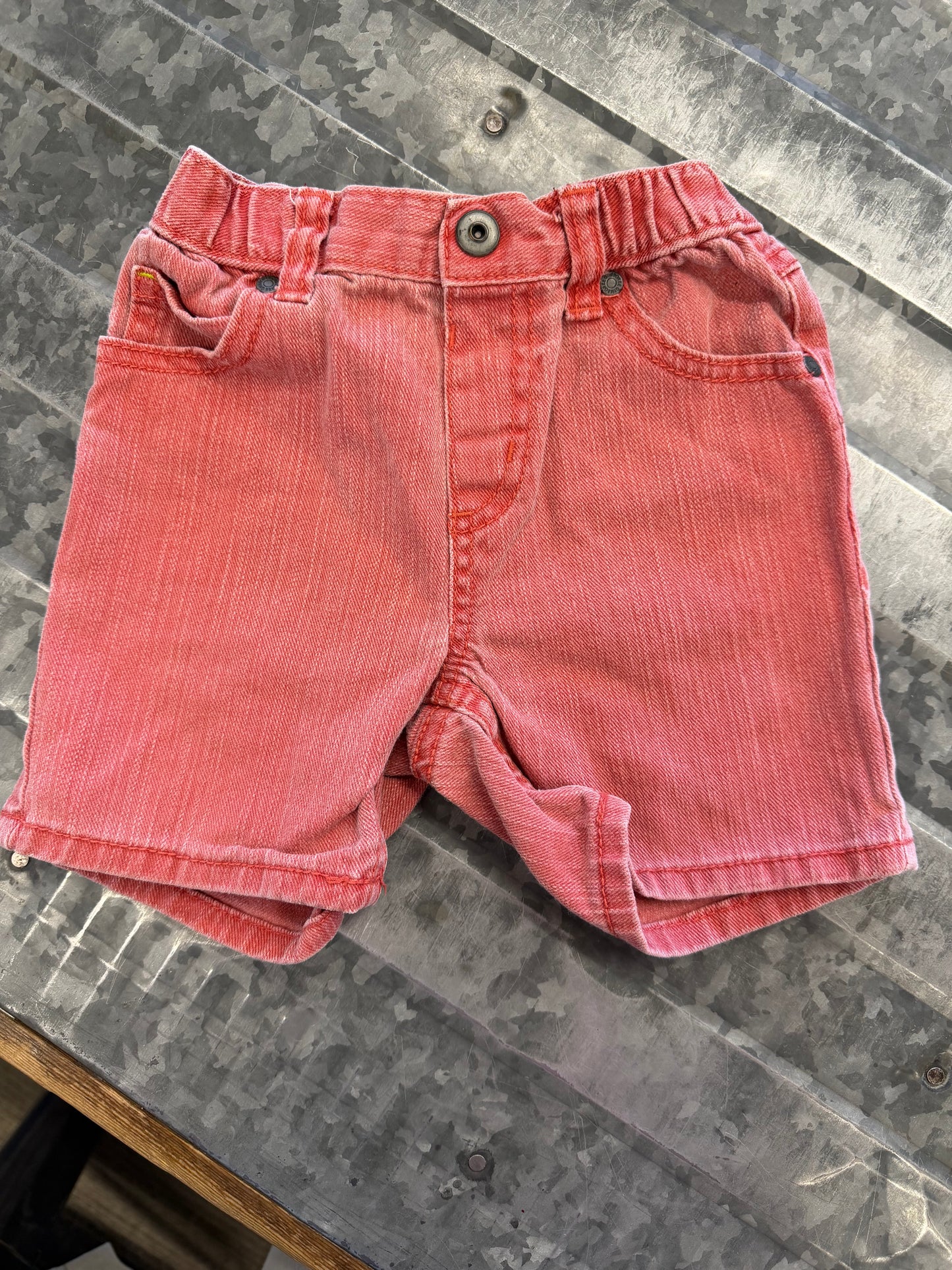 Gymboree Red Jean Shorts - 12/18M