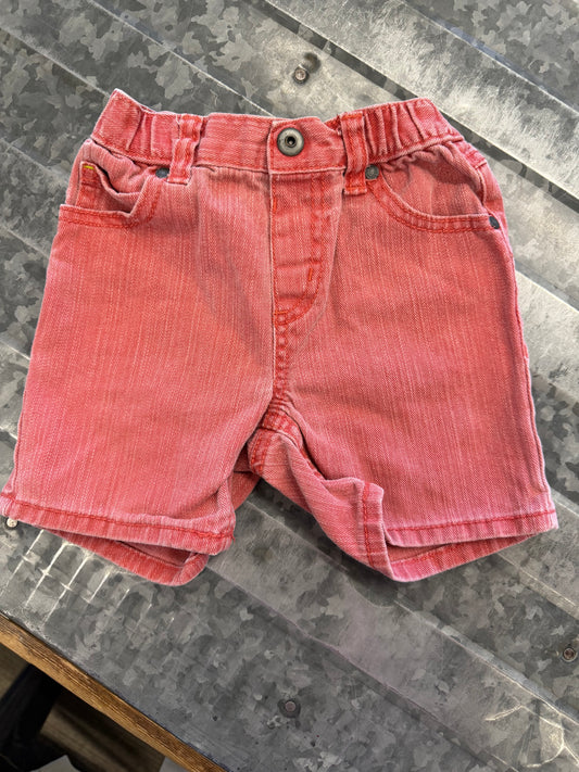 Gymboree Red Jean Shorts - 12/18M