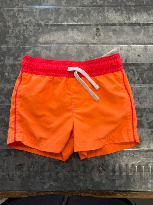 Cat&Jack Neon Orange Trunks - 2T