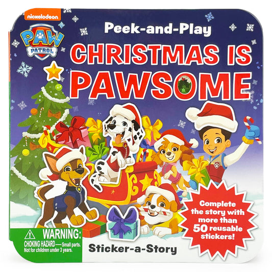 PAW Patrol Christmas is Pawsome Lift-a-Flap Sticker Book