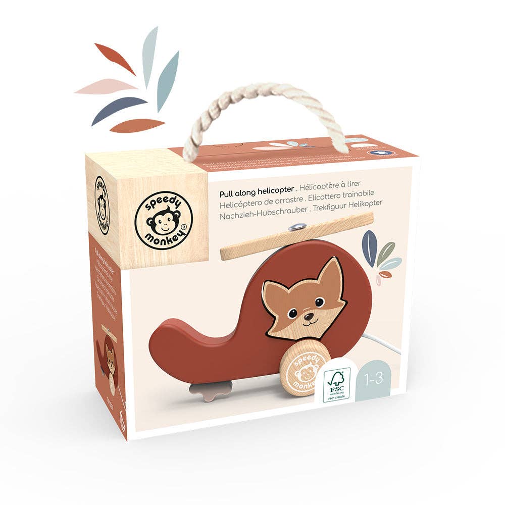 Pull along Helicopter