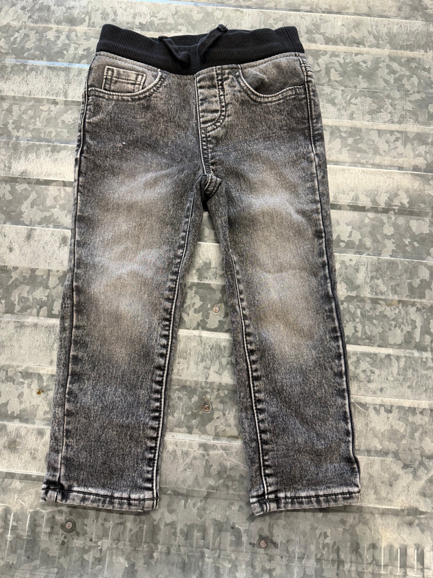 WN Black Pull On Pants - 3T