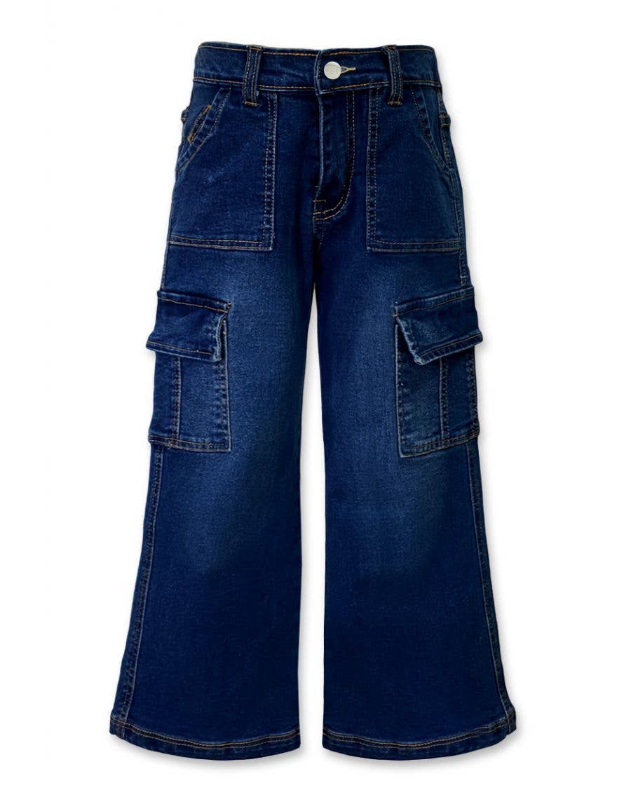 Denim Cargo Jeans