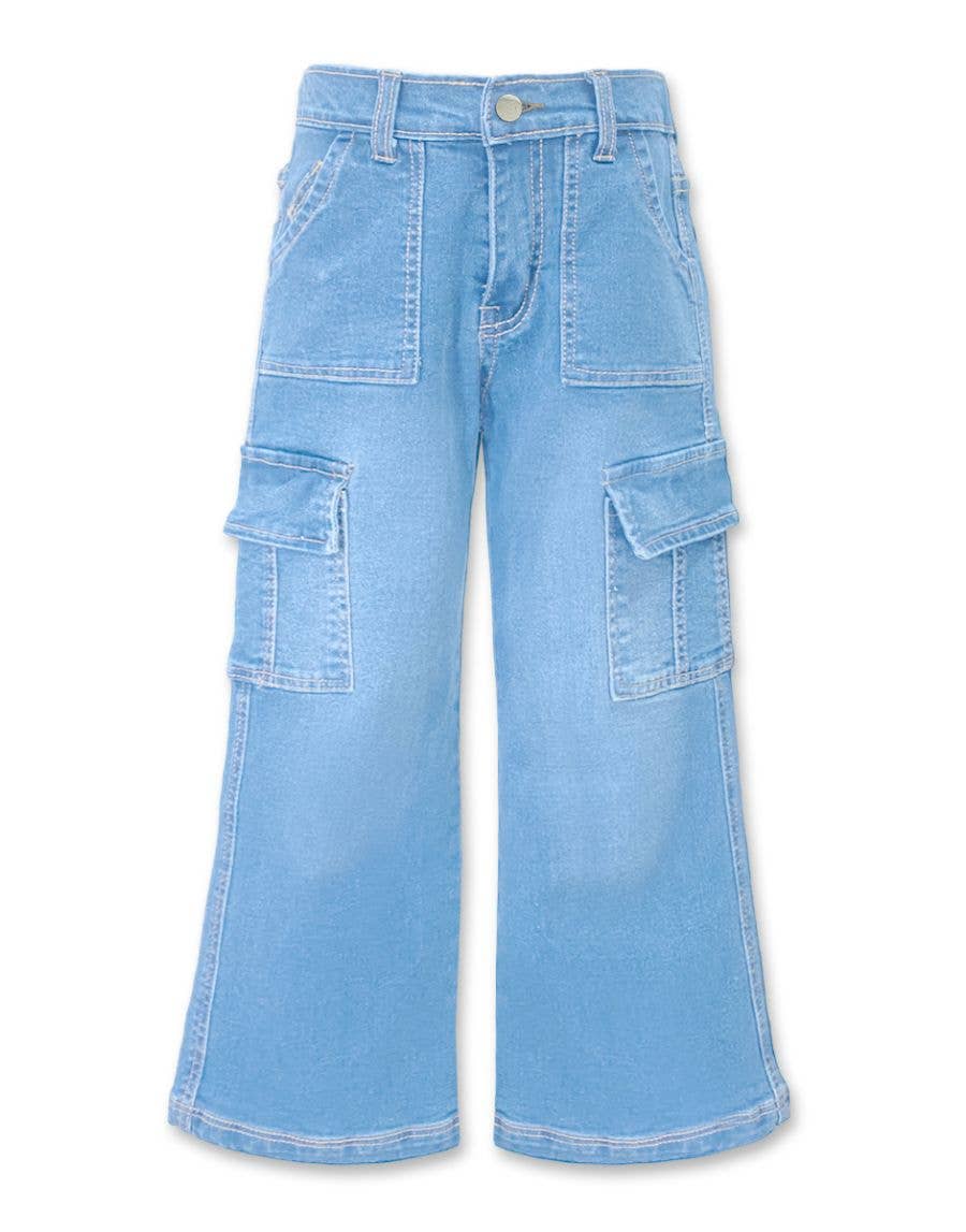 Denim Cargo Jeans