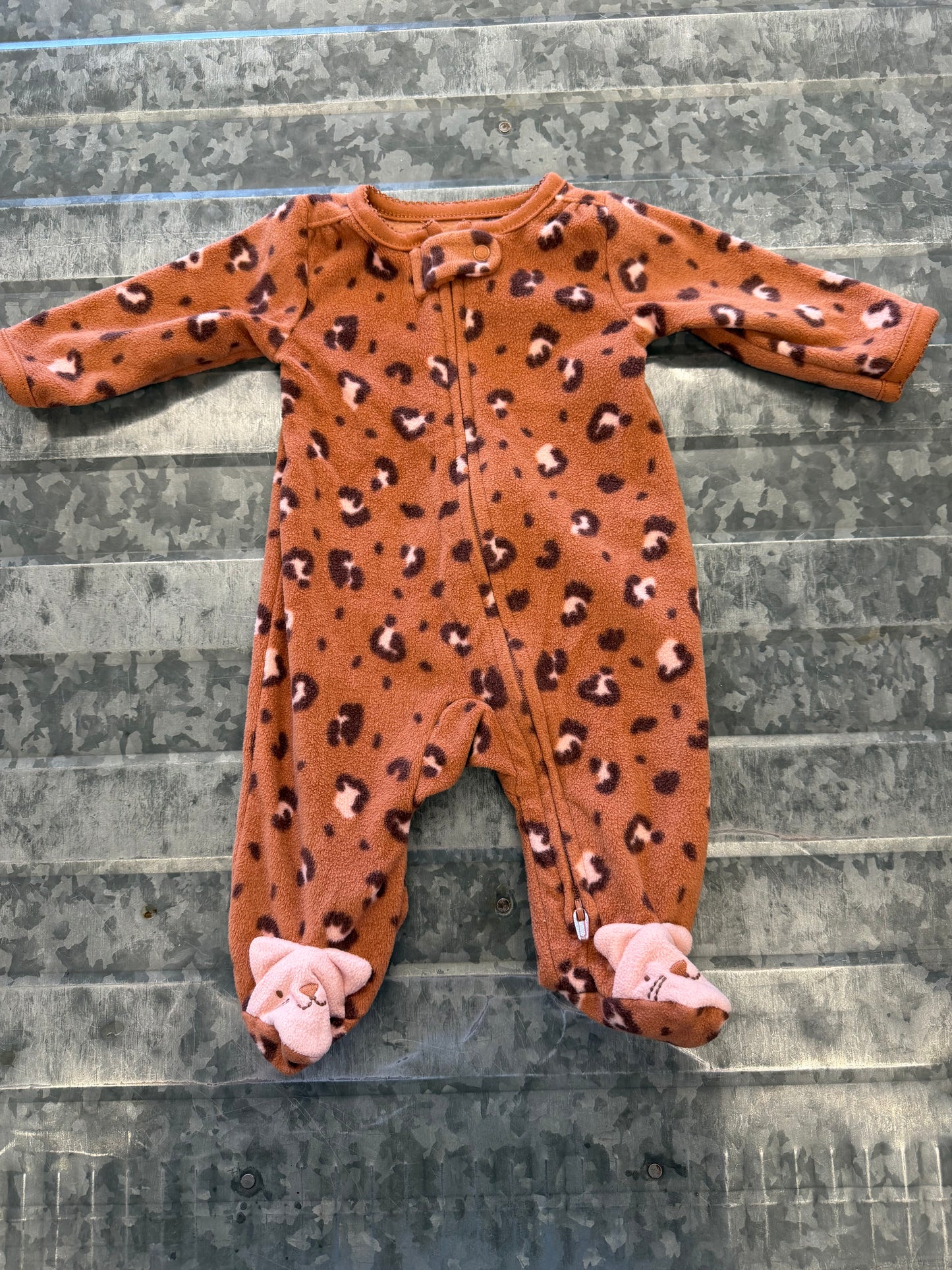 JOY Cheeta Print Sleeper - NB
