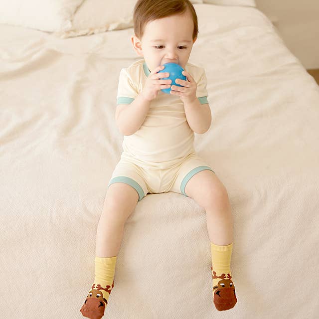 Moose Zoo Socks Baby Animal Socks