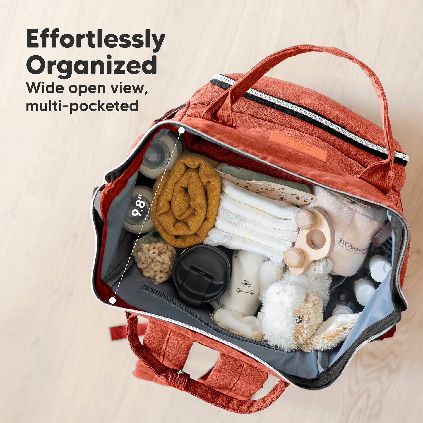 Original Diaper Bag Backpack - Rust