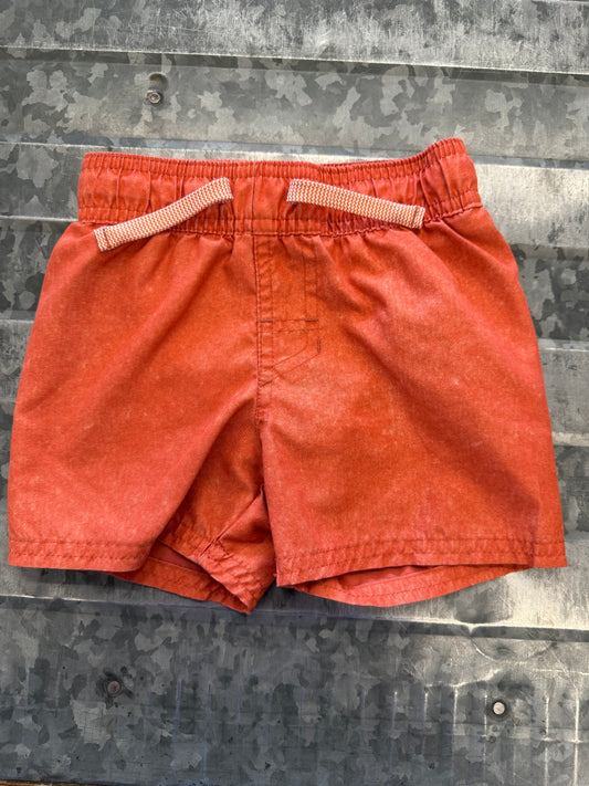 Cat&Jack Orange Swim Trunks - 12M