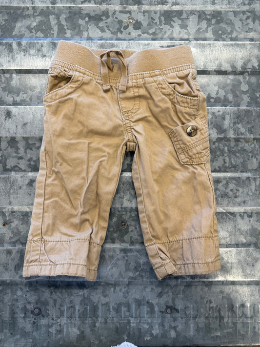 Old Navy Khaki Pull On Pants - 0/3M