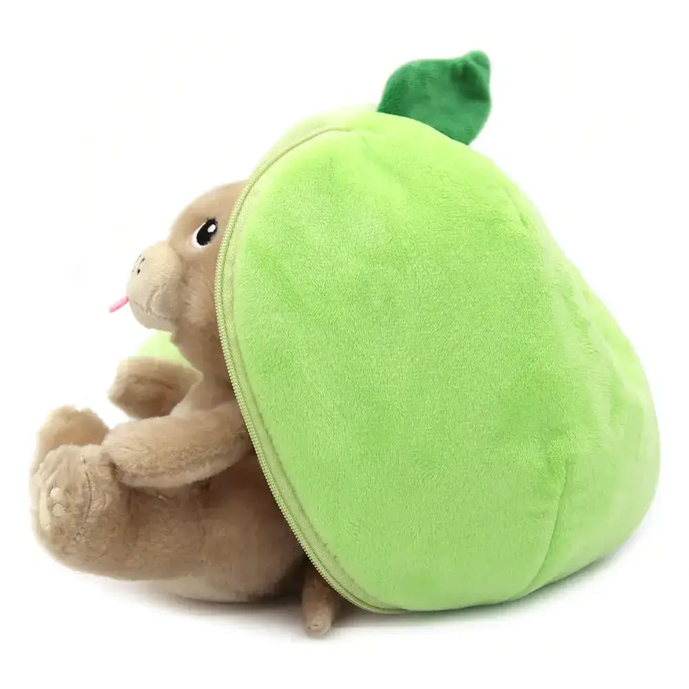 Crocket the dog/apple plush toy - Flipetz