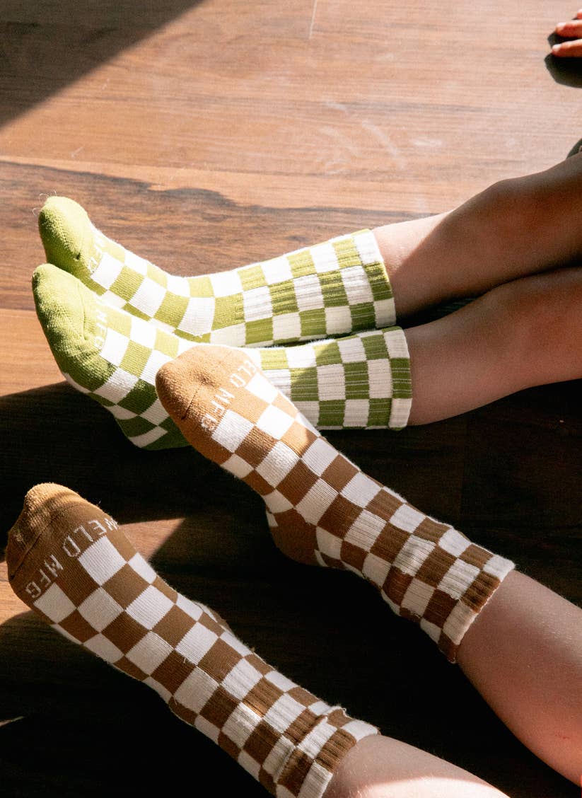 Kids Checkerboard Socks (+6 Colors)