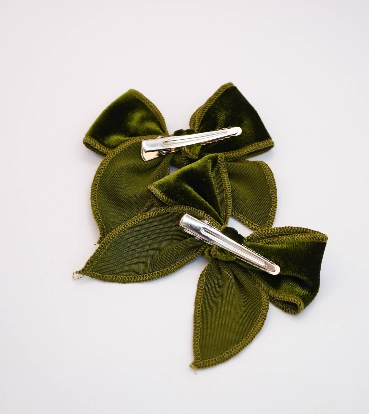 Luxe Velvet Fable Hair Bows for Holiday Christmas 2025