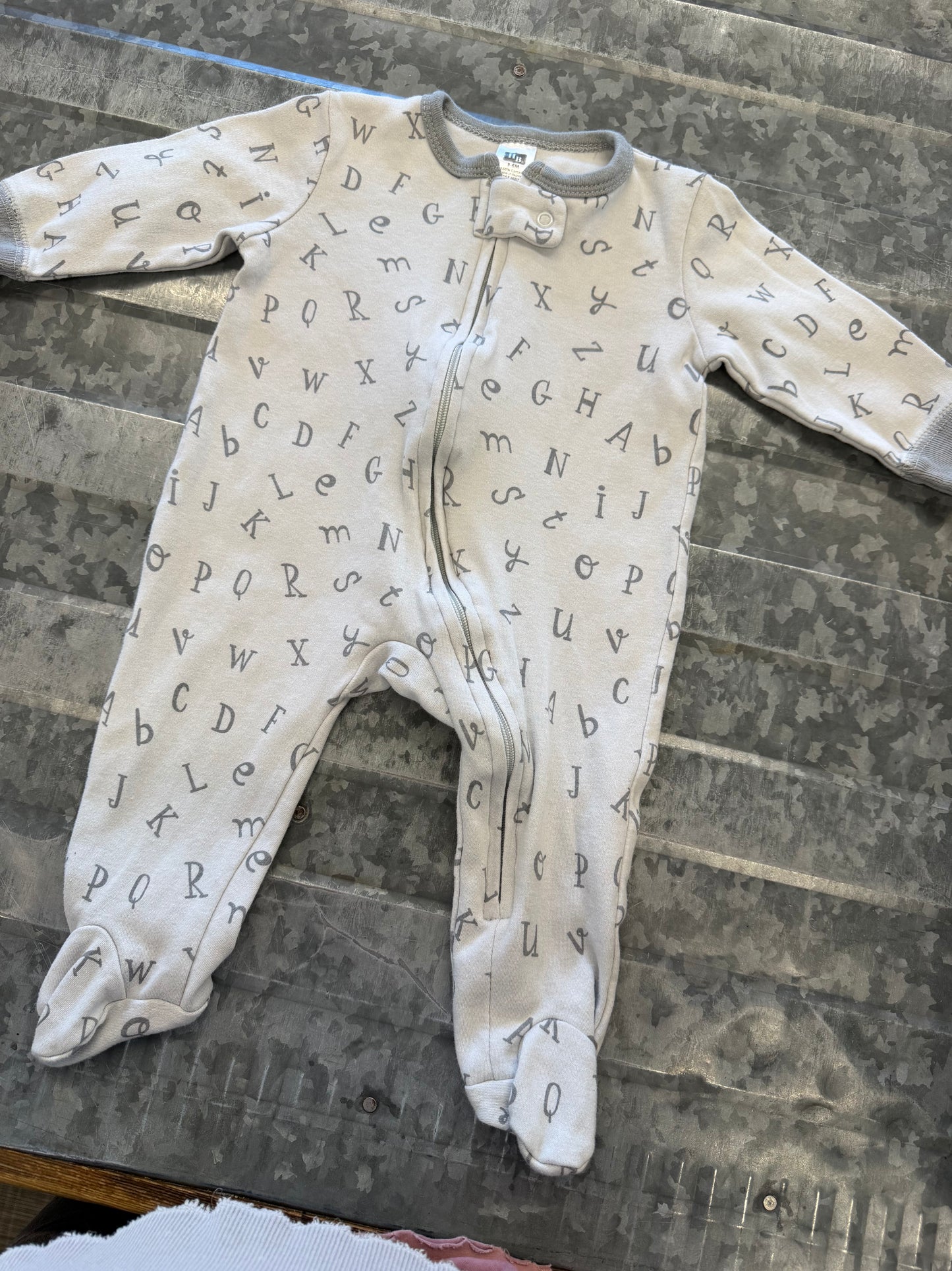 HB Alphabet Sleeper - 3/6M