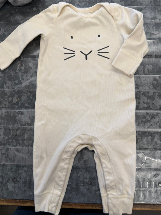 Hanna Anderson Bunny Bodysuit - 12/18M