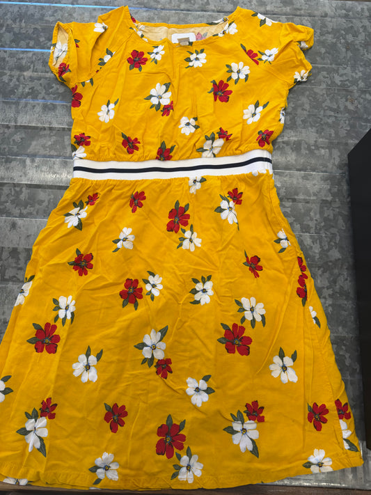Old Navy Yellow Floral Dress - 10/12