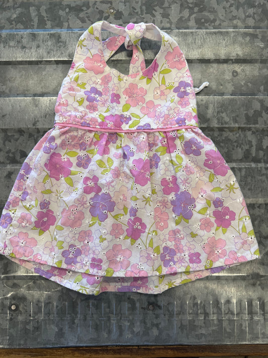 Park Bench Kids Floral Dress - 12M
