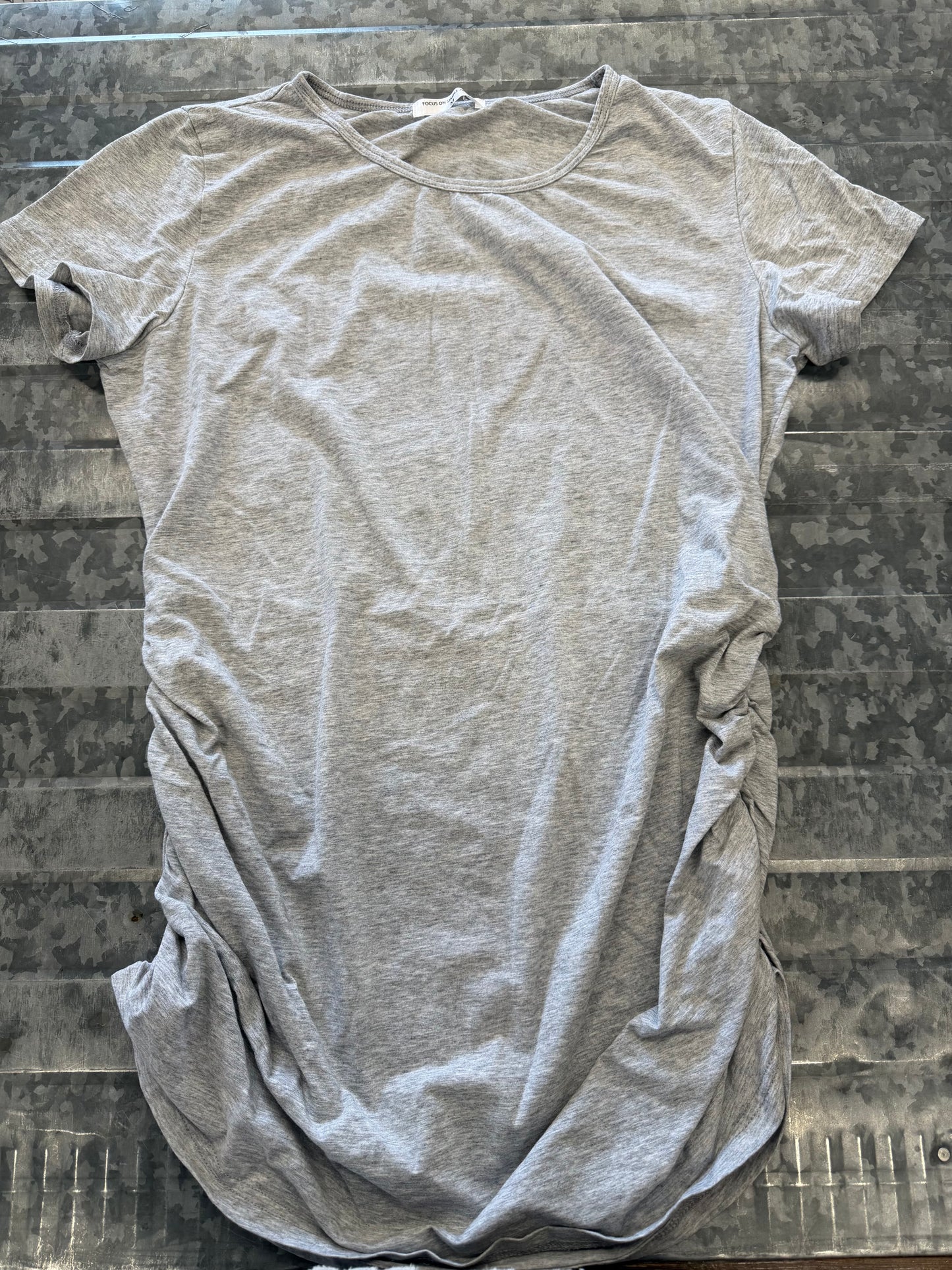 Focus Simple Cotton Maternity Shirt - M