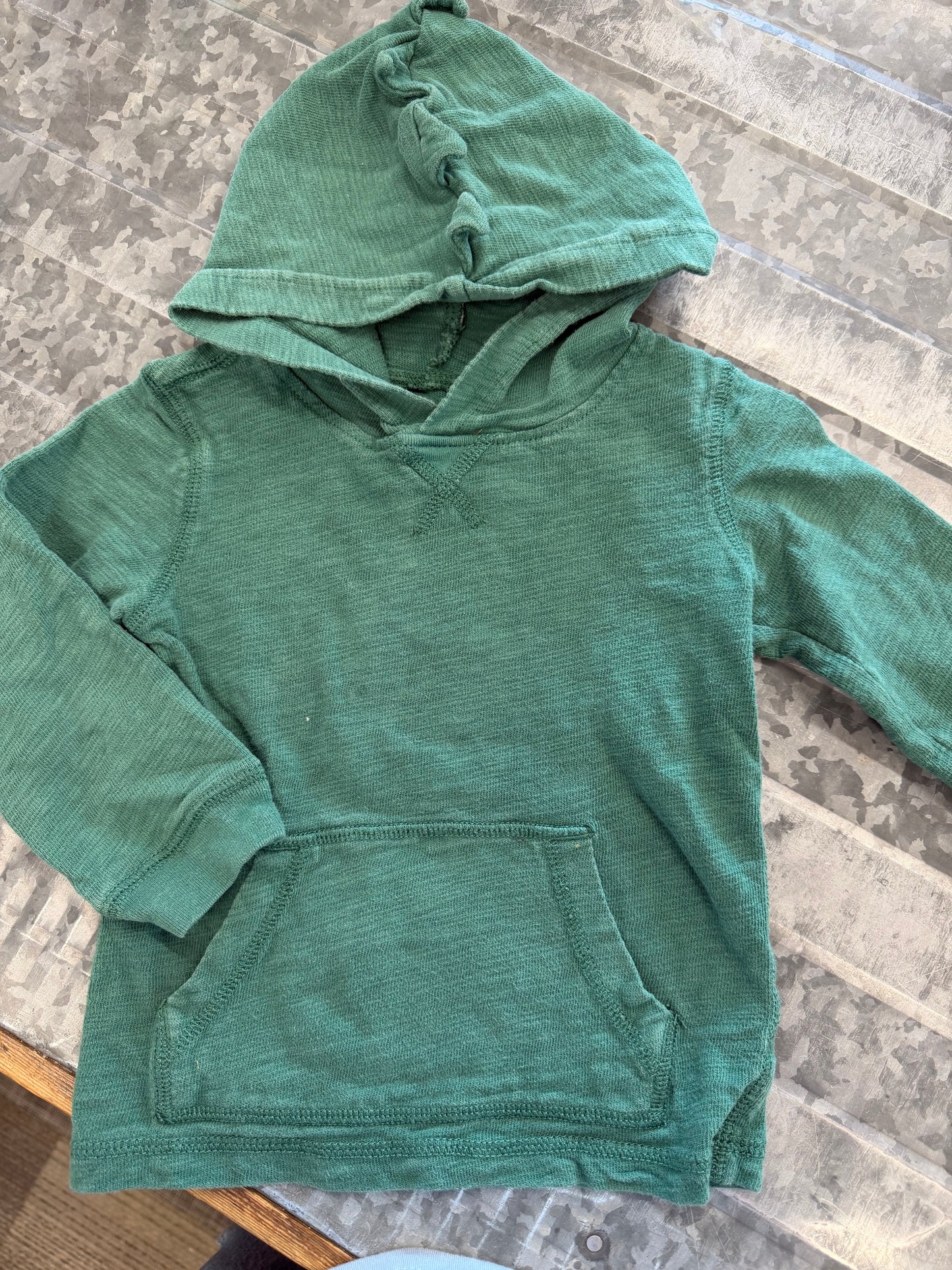 Carter Green Hoodie - 2T