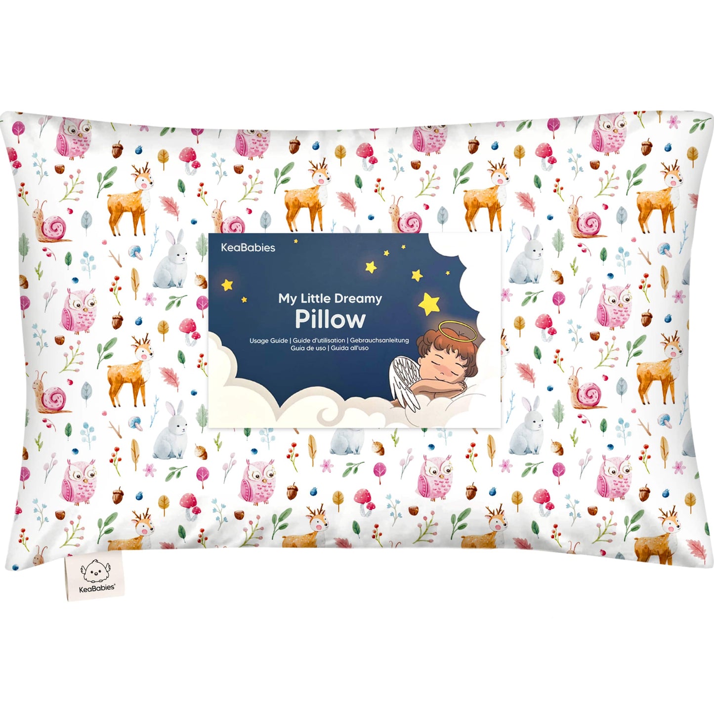 Toddler Pillow With Case - Forestland