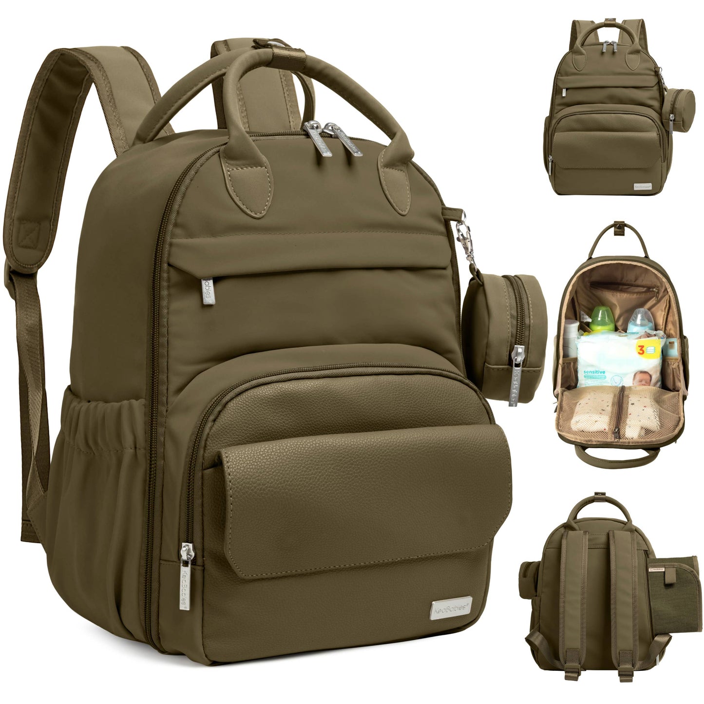 Diaper Bag Backpack - Olive