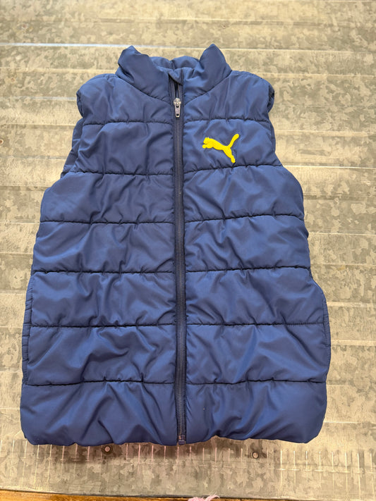 Puma Blue Puffer Vest - 7/8