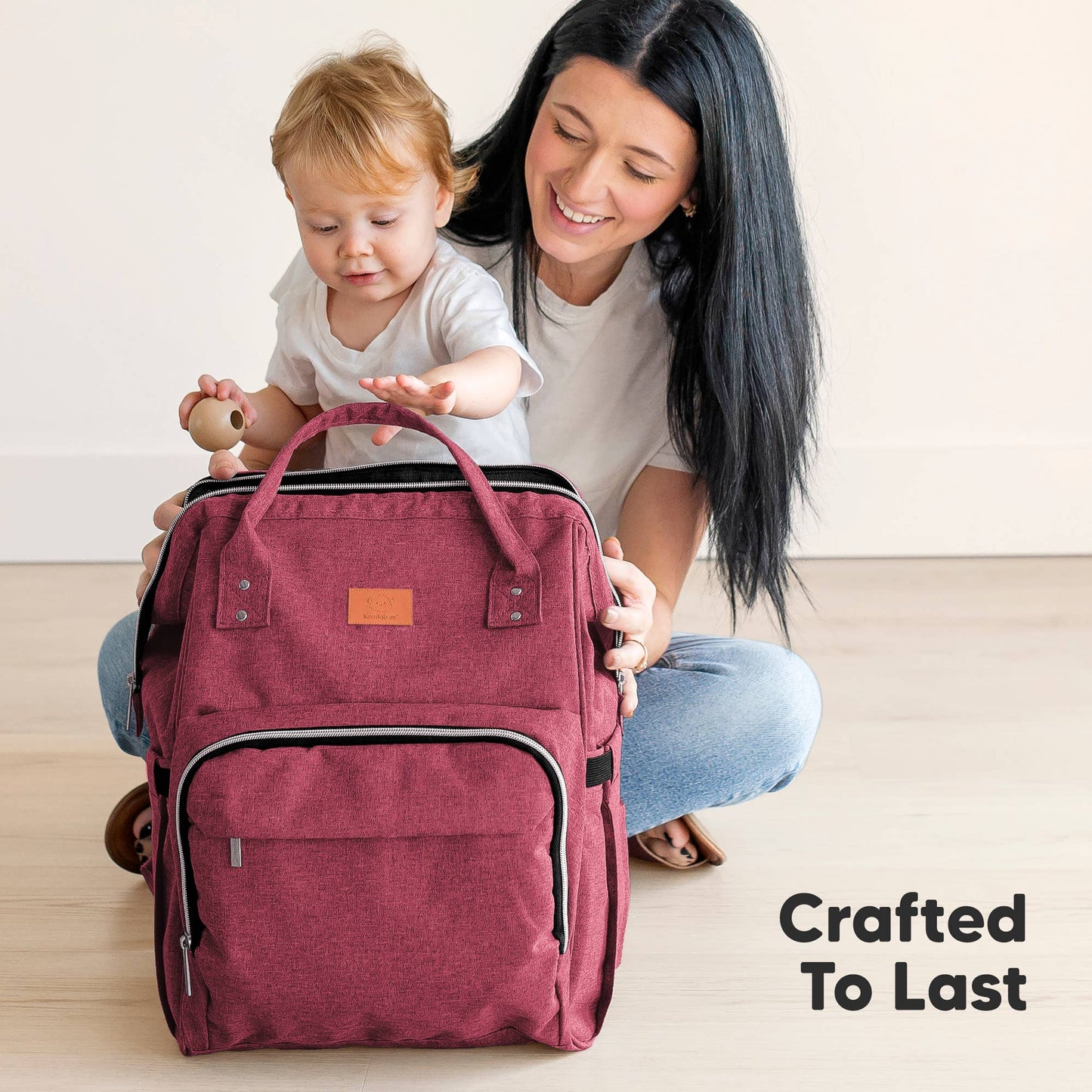 Original Diaper Bag Backpack - Rust