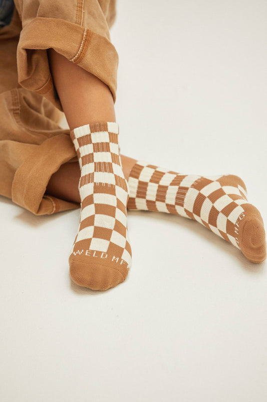 Kids Checkerboard Socks (+6 Colors)