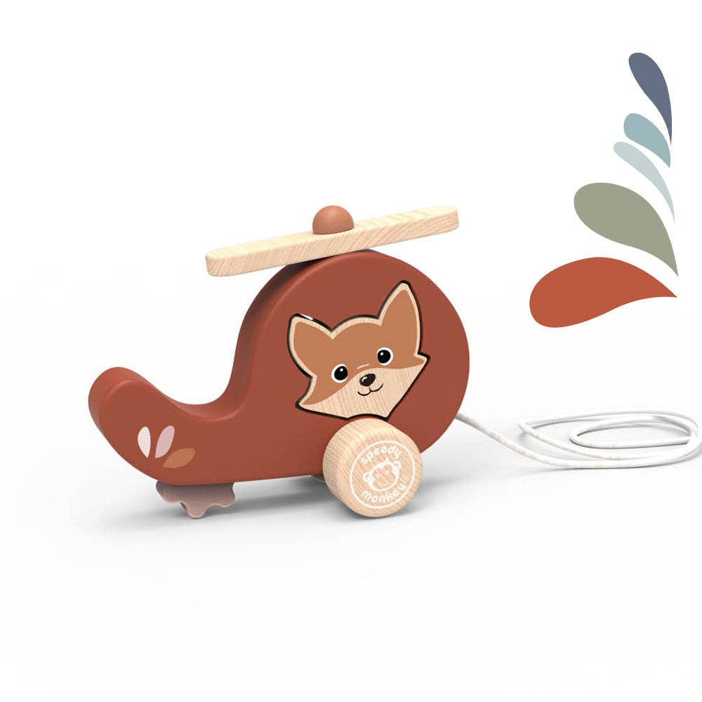 Pull along Helicopter