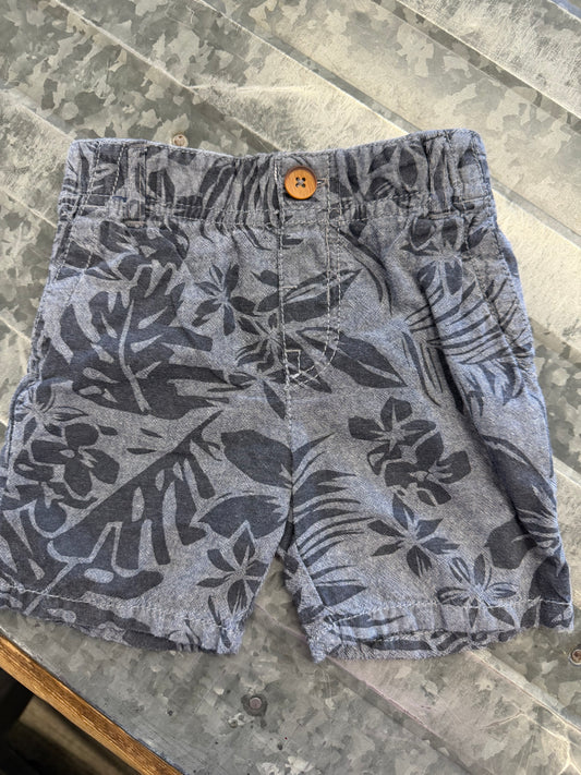 Hawaiian Floral Shorts - 12M