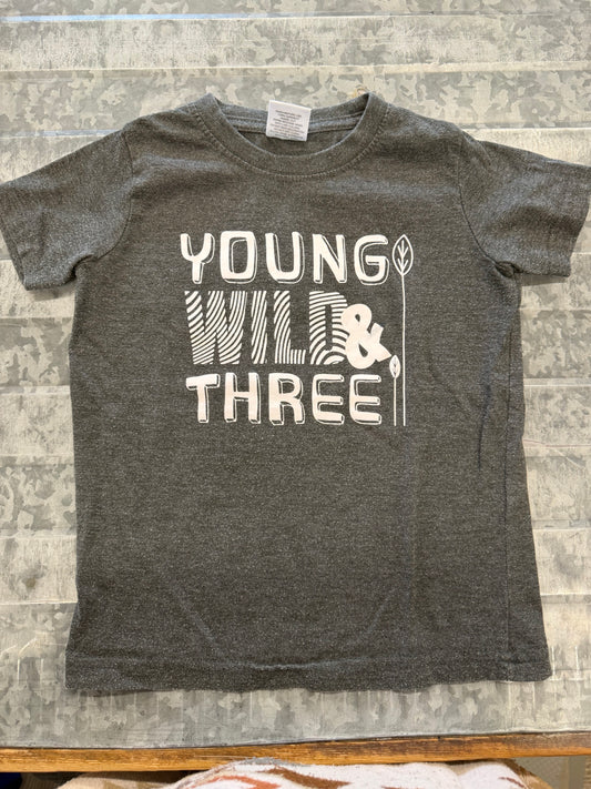 Unordinary Toddler Wild & Three tee - 4Y
