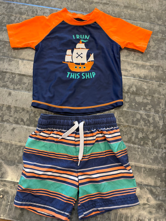 Carter Swim Trunk Set - 24M