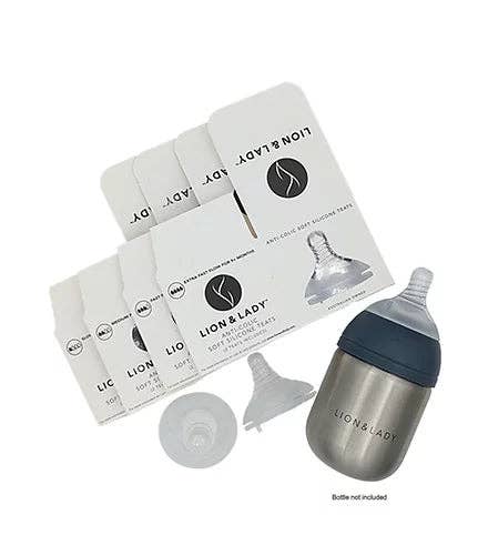 Anti Colic Teat Twin Pack - 4 Flow Rates