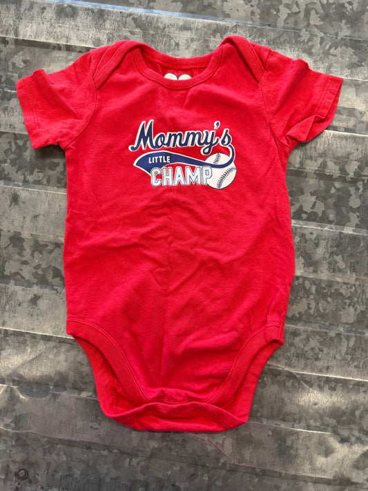 Place Mom Baseball Onesie - 9/12M
