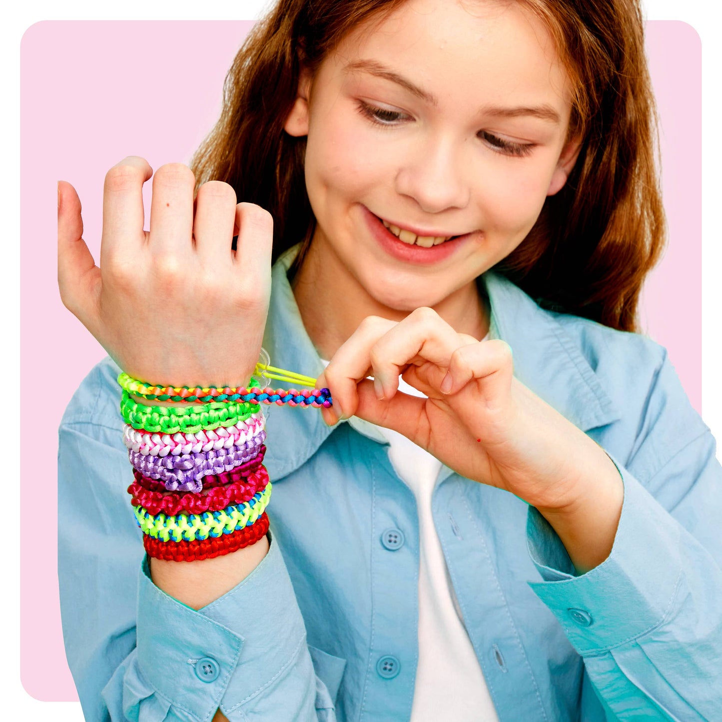 Pretty Me Friendship Bracelet Making Kit String Bracelets