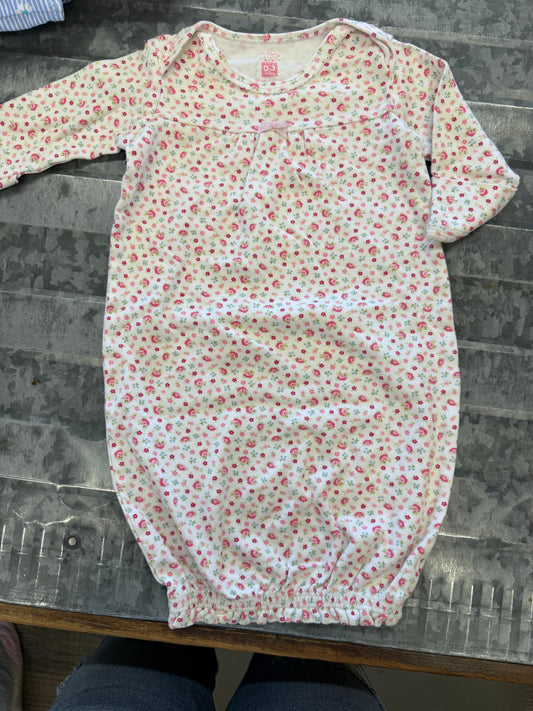 Carter Floral Sleep Gown - 0/3M